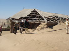 The mining ghost town of Kolmanskop